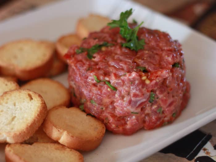 Tartare de boeuf classique
