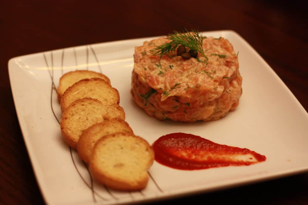 Tartare de saumon du dimanche