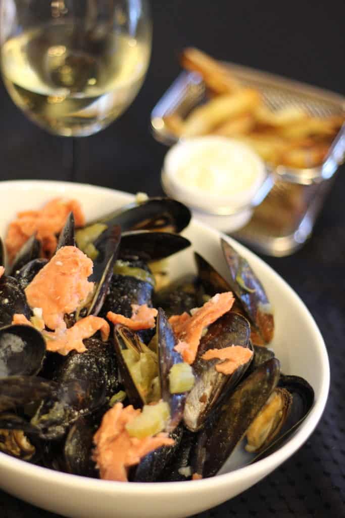 Moules au saumon fumé