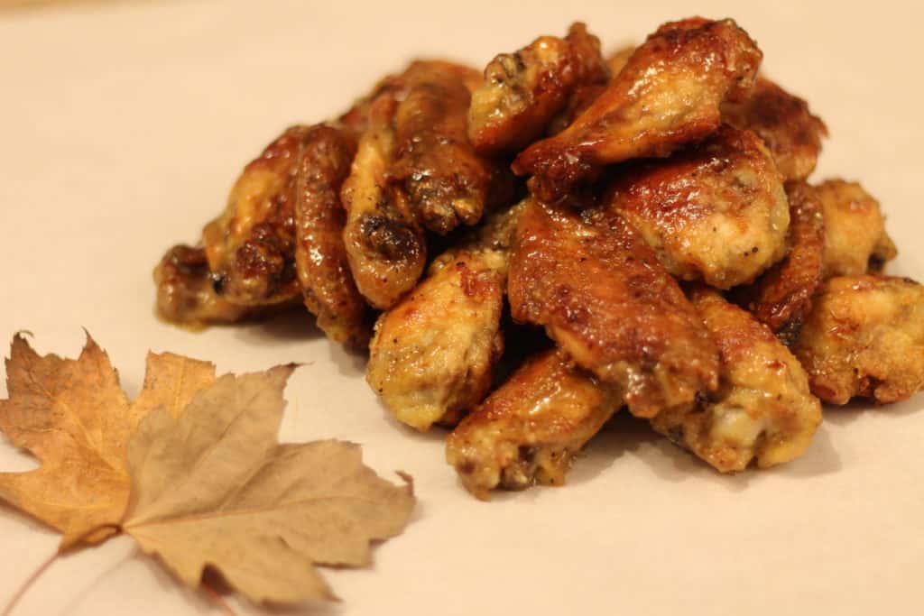 Ailes de poulet au sirop d’érable