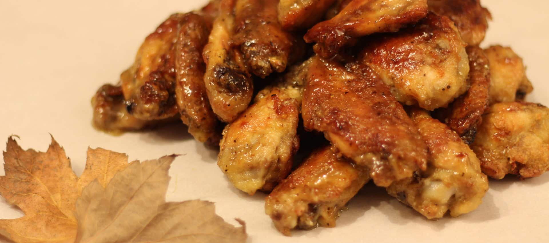 Ailes de poulet à l'érable