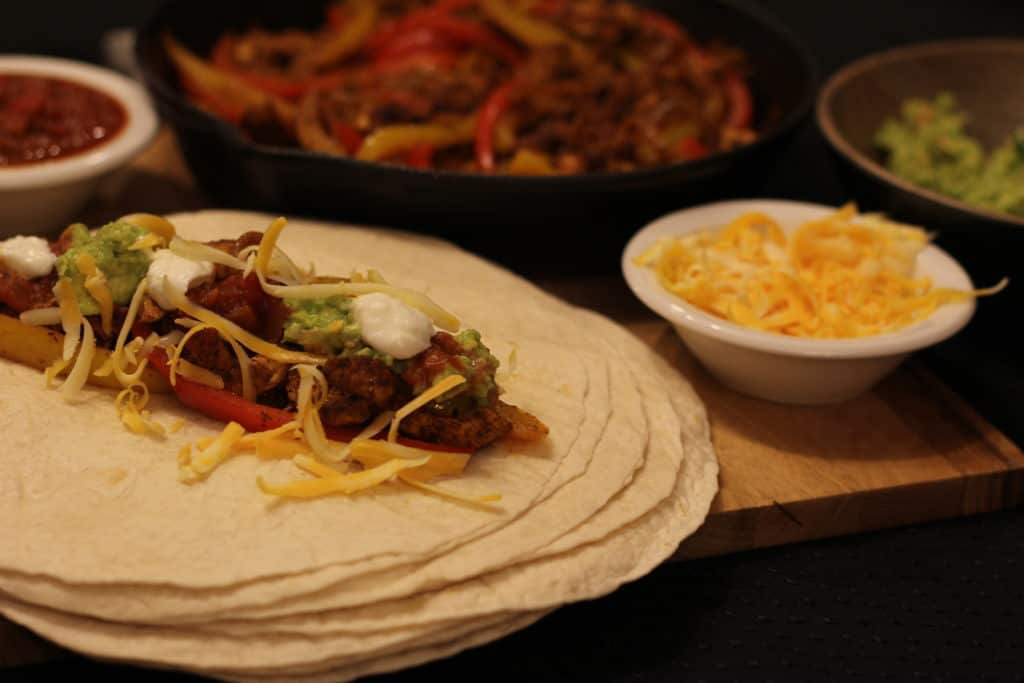 Fajitas au poulet