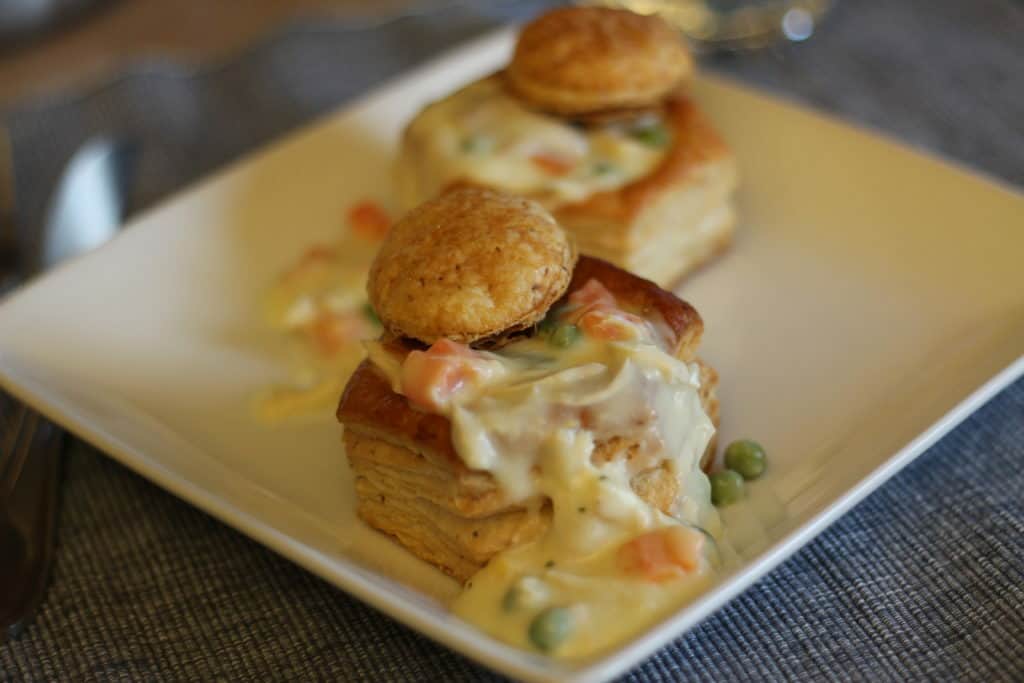 Vol-au-vent au poulet de Caro