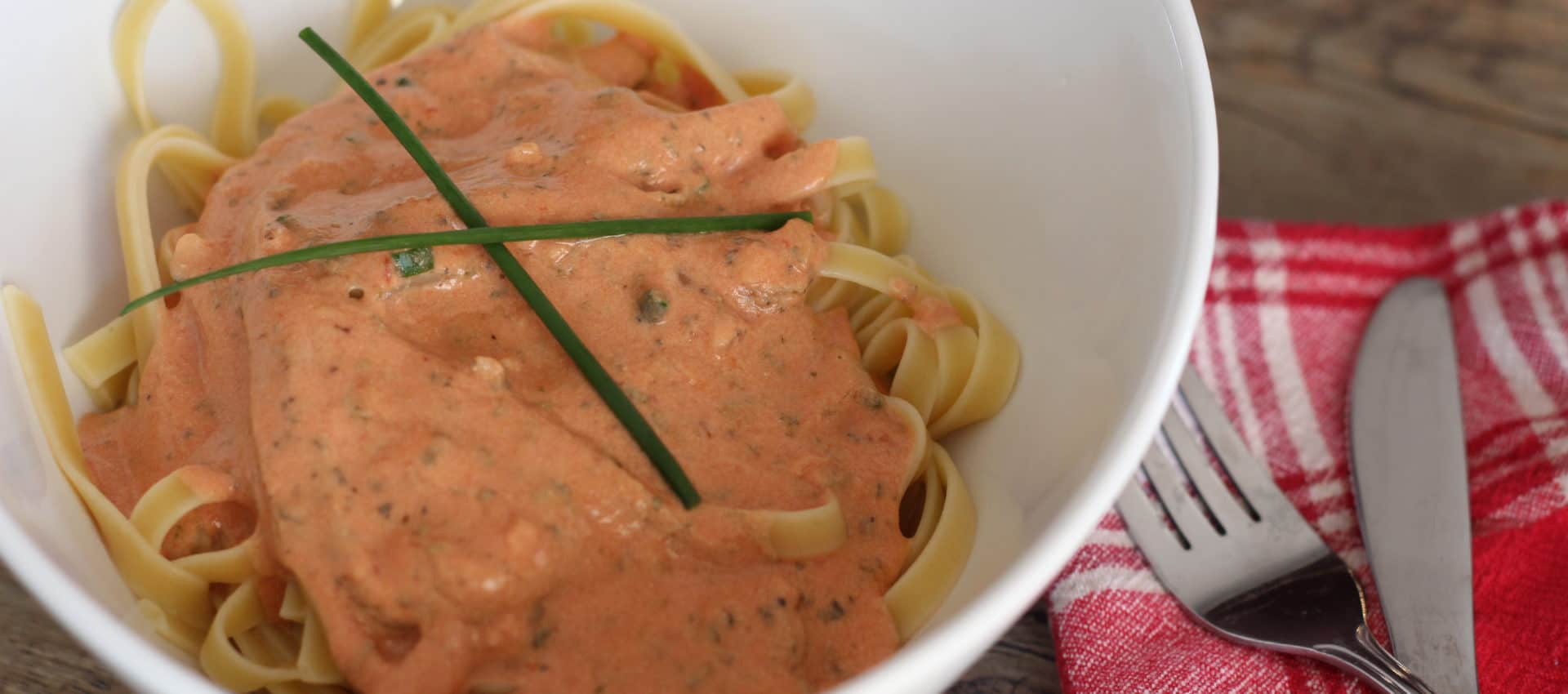 Sauce rosée tellement bonne