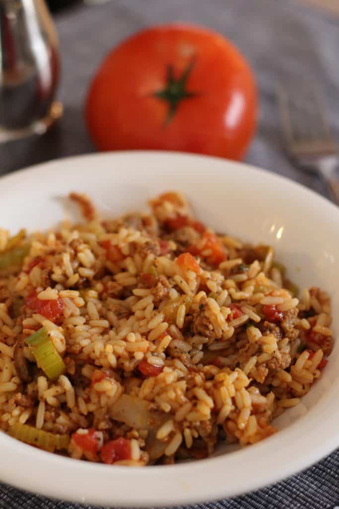 Casserole de riz à la saucisse italienne