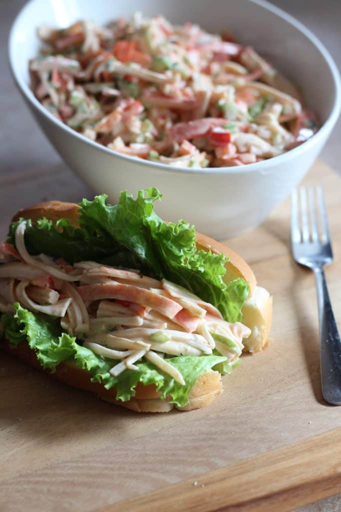 Salade de goberge façon Louisiane