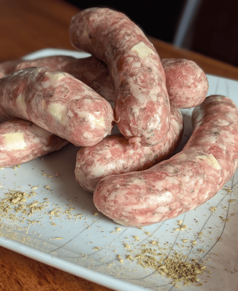 Saucisses zaatar et halloumi
